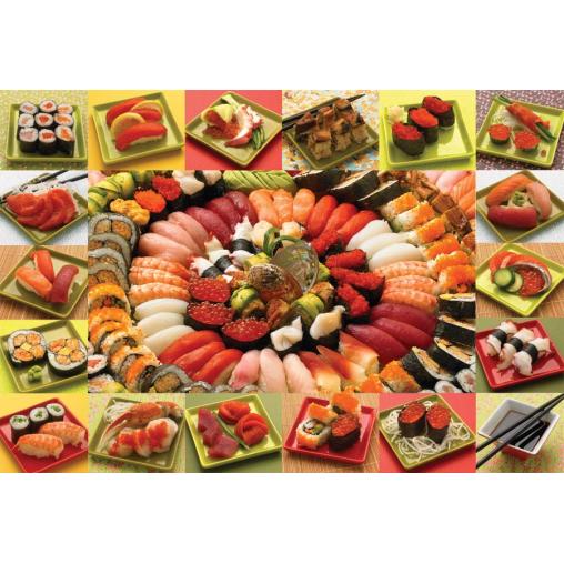 Cobble Hill Sushi Collage Puzzle 2000 pièces