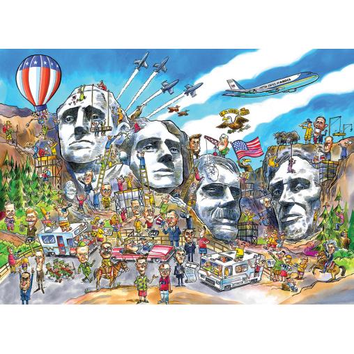 Cobble Hill DoodleTown, Rushmore Mountain Puzzle 1000 pièces