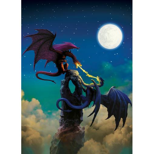 Puzzle Cobble Hill Duelo de Dragones de 1000 Piezas