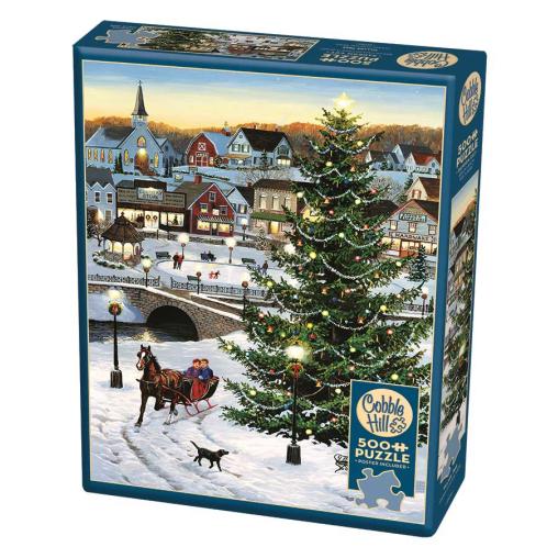 Puzzle Cobble Hill Árbol de Navidad XXL de 500 Piezas