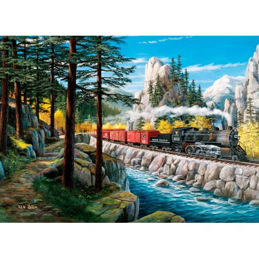 Puzzle Cobble Hill El Expreso de las Montañas Horn de 1000 Piez