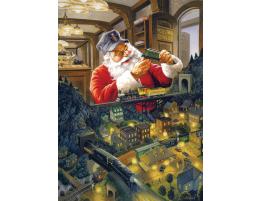 Puzzle Cobble Hill El Ferrocarril de Papá Noel XXL de 500 Pzs