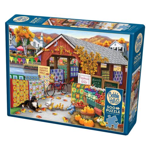 Puzzle Cobble Hill El Festival de la Cosecha XXL de 500 Pzs