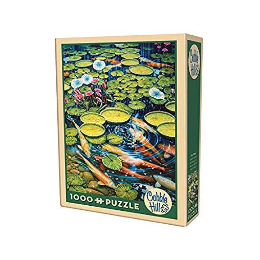 Puzzle Cobble Hill Estanque Koi de 1000 Piezas