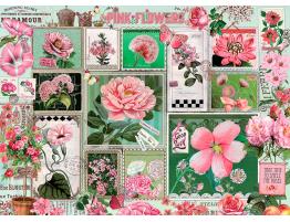 Puzzle Cobble Hill Flores Rosas de 1000 Piezas