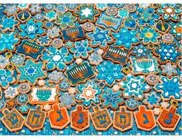 Puzzle Cobble Hill Galletas de Hanukkah de 1000 Piezas