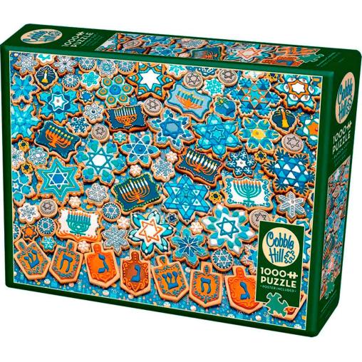 Puzzle Cobble Hill Galletas de Hanukkah de 1000 Piezas