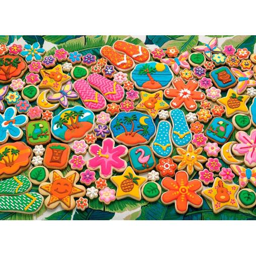 Puzzle Cobble Hill Galletas Tropicales de 1000 Piezas