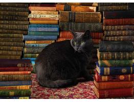 Puzzle Cobble Hill Gato de Biblioteca de 1000 Piezas