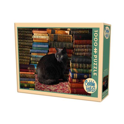 Puzzle Cobble Hill Gato de Biblioteca de 1000 Piezas