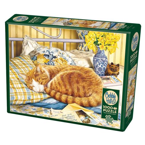 Puzzle Cobble Hill La Gata Flora de 1000 Piezas