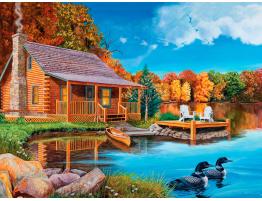 Cobble Hill Loon Lake Puzzle 500 pièces XXL