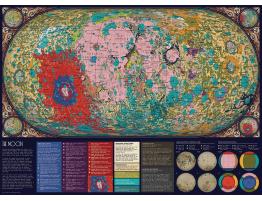 Puzzle Cobble Hill Mapa de La Luna de 1000 Piezas