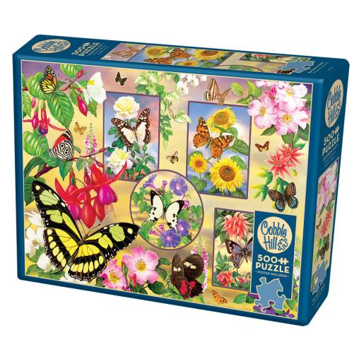 Puzzle Cobble Hill Mariposa Mágica XXL de 500 Piezas