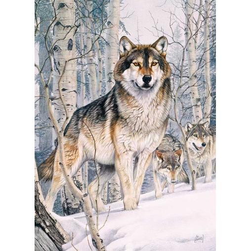 Puzzle Cobble Hill Mirada de Lobo de 1000 Piezas