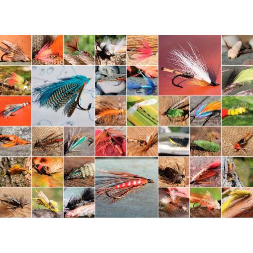 Puzzle Cobble Hill Moscas de Pesca de 1000 Piezas