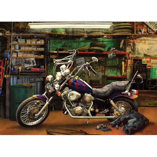 Puzzle Cobble Hill Moto Chopper de 1000 Piezas