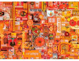 Puzzle Cobble Hill Naranja de 1000 Piezas