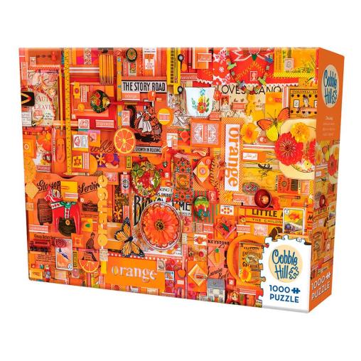 Puzzle Cobble Hill Naranja de 1000 Piezas