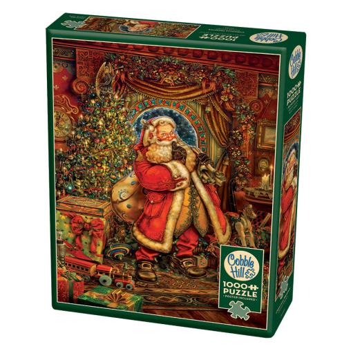 Puzzle Cobble Hill Papá Noel, La Navidad de 1000 Piezas