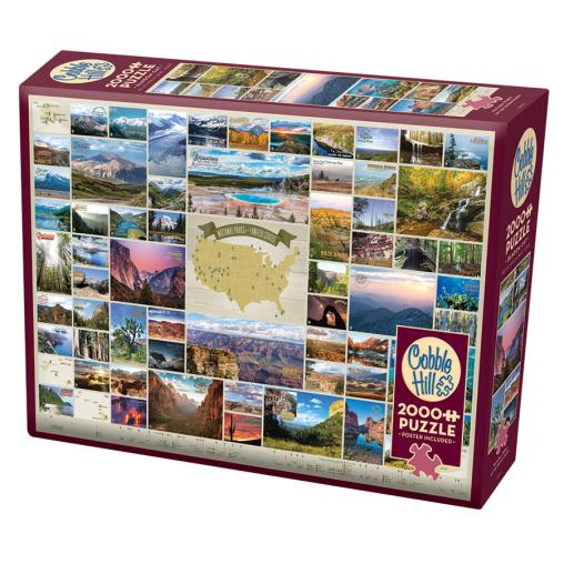 Puzzle Cobble Hill Parques Nacionales de los EEUU de 2000 Pieza