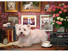 Puzzle Cobble Hill Perritos Westies de 1000 Piezas