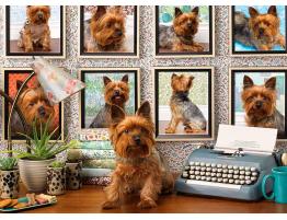 Puzzle Cobble Hill Perritos Yorkies de 1000 Piezas