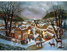 Puzzle Cobble Hill Recuerdo de Navidad de 1000 Piezas