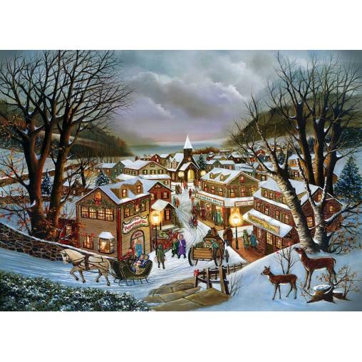 Puzzle Cobble Hill Recuerdo de Navidad de 1000 Piezas