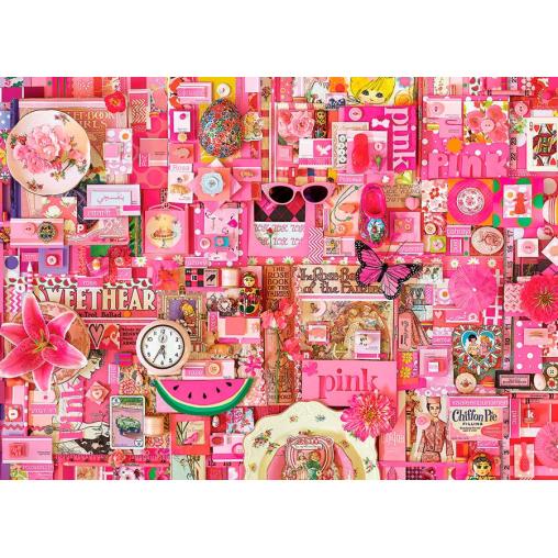 Puzzle Cobble Hill Rosa de 1000 Piezas