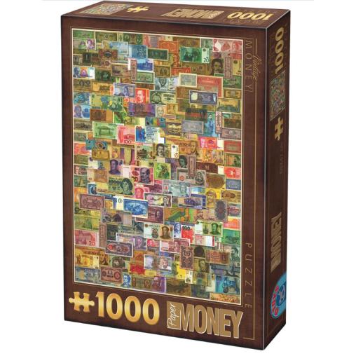 Puzzle D-Toys Billetes de 1000 Piezas