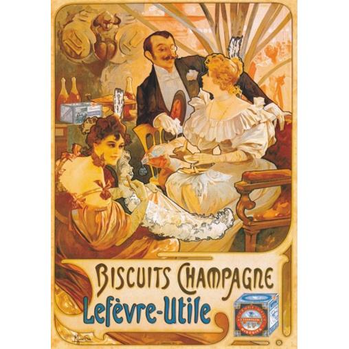 D-Toys Biscuits Champagne Lefevre-Utile Puzzle 1000 pièces