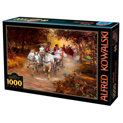 Puzzle D-Toys Boda Campestre de 1000 Piezas