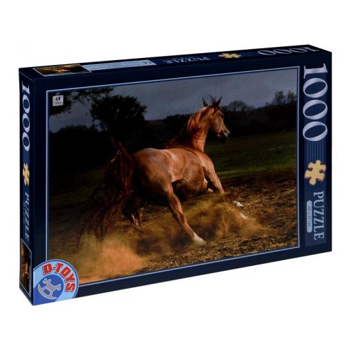 Puzzle D-Toys Caballo Marrón de 1000 Piezas