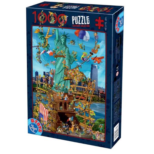 Puzzle D-Toys Cartoon Nueva York 1000 Piezas