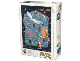 Puzzle D-Toys El Hogar de los Buhos de 1000 Piezas