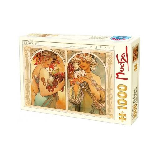 Puzzle D-Toys Fleurs et Fruits 1000 pièces