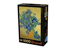 Puzzle D-Toys Jarrón de Lirios de 1000 Piezas