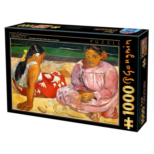 Puzzle D-Toys Mujeres de Tahití en la Playa de 1000 Piezas