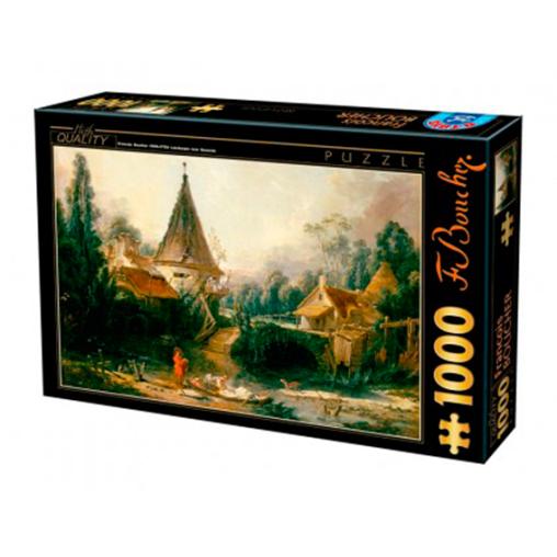 Puzzle D-Toys Paisaje Cerca de Beauvais de 1000 Piezas