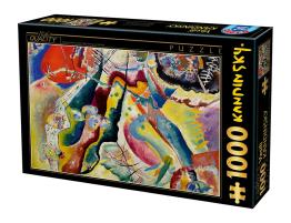 Puzzle D-Toys Pintando con Punto Rojo de 1000 Piezas