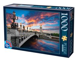 Puzzle D-Toys Puente de Alexander, París de 1000 Piezas