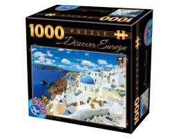 Puzzle D-Toys Santorini, Grecia de 1000 Piezas