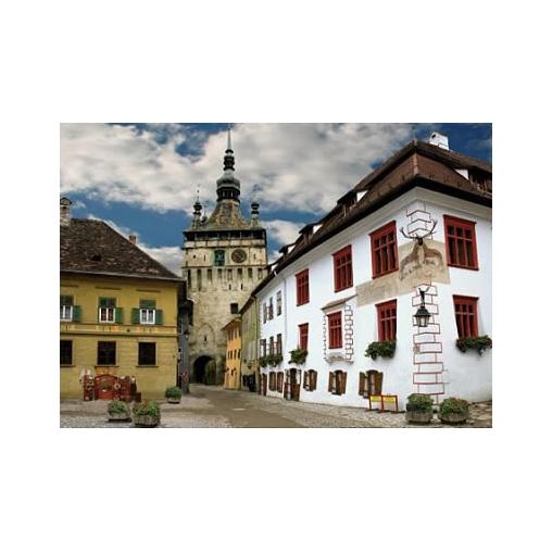 Casse-tête D-Toys Schasburg, Sighisoara. Roumanie de 1000 pièces