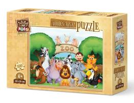 Puzzle de Madera Art Puzzle Bienvenido al Zoo de 100 Piezas