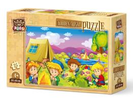 Puzzle de Madera Art Puzzle Campistas Curiosos de 25 Pzs