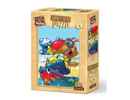 Puzzle de Madera Art Puzzle El Perro Veloz de 16 Piezas