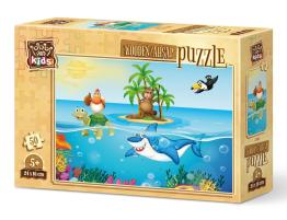 Puzzle de Madera Art Puzzle El Pollo Turista de 50 Pzs