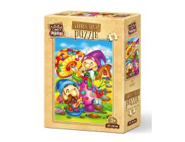 Puzzle de Madera Art Puzzle Elfos Cantantes de 16 Piezas