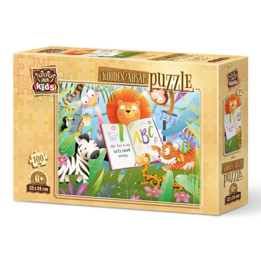 Puzzle de Madera Art Puzzle Escuela Forestal de 100 Piezas